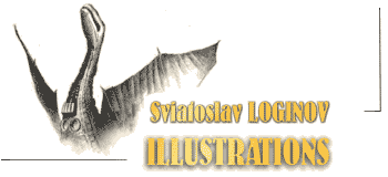Pictures and illustrations for the works of S.Loginov